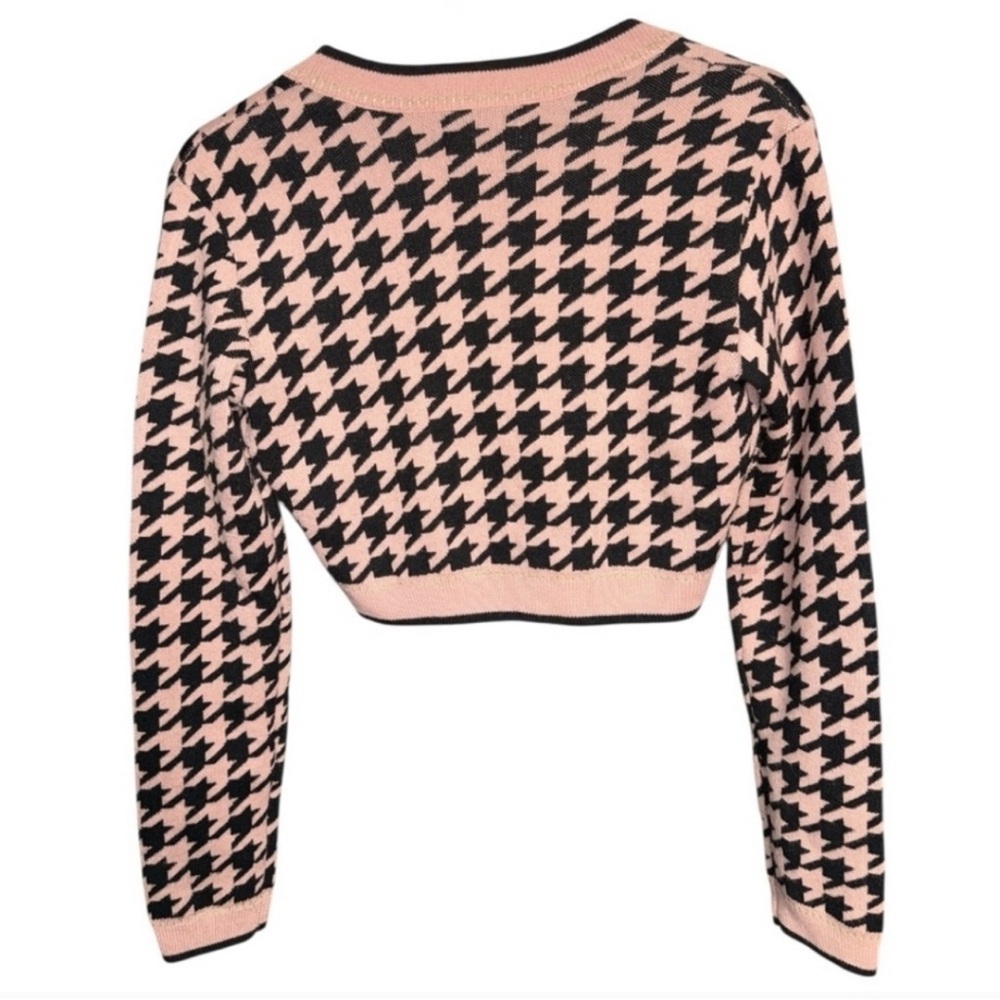 Revolve Assignment Carly Houndstooth Cropped Card… - image 4